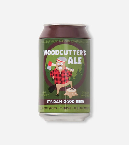 BC1WCAX001 Men's Woodcutters Ale Beer Can Socks 0