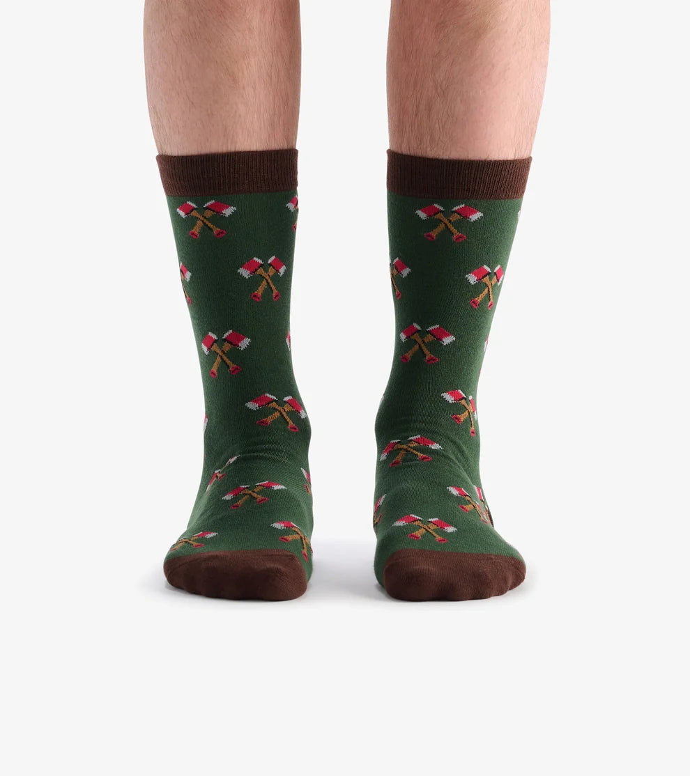 BC1WCAX001 Men's Woodcutters Ale Beer Can Socks 0
