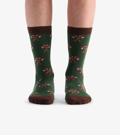 BC1WCAX001 Men's Woodcutters Ale Beer Can Socks 0