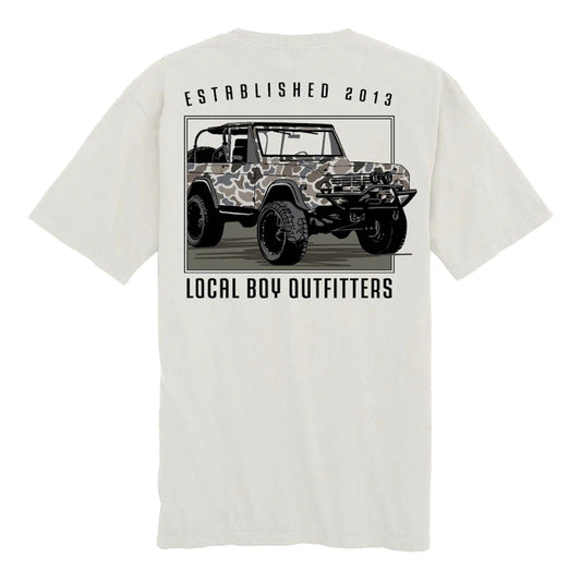 L0000190 Local Boy Youth Bronco LCF T-Shirt Silver