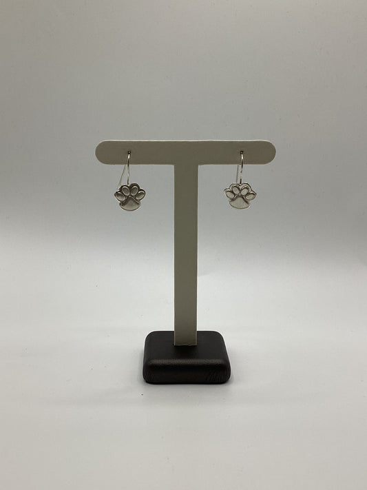 Sterling Silver Tiger Paw Earrings