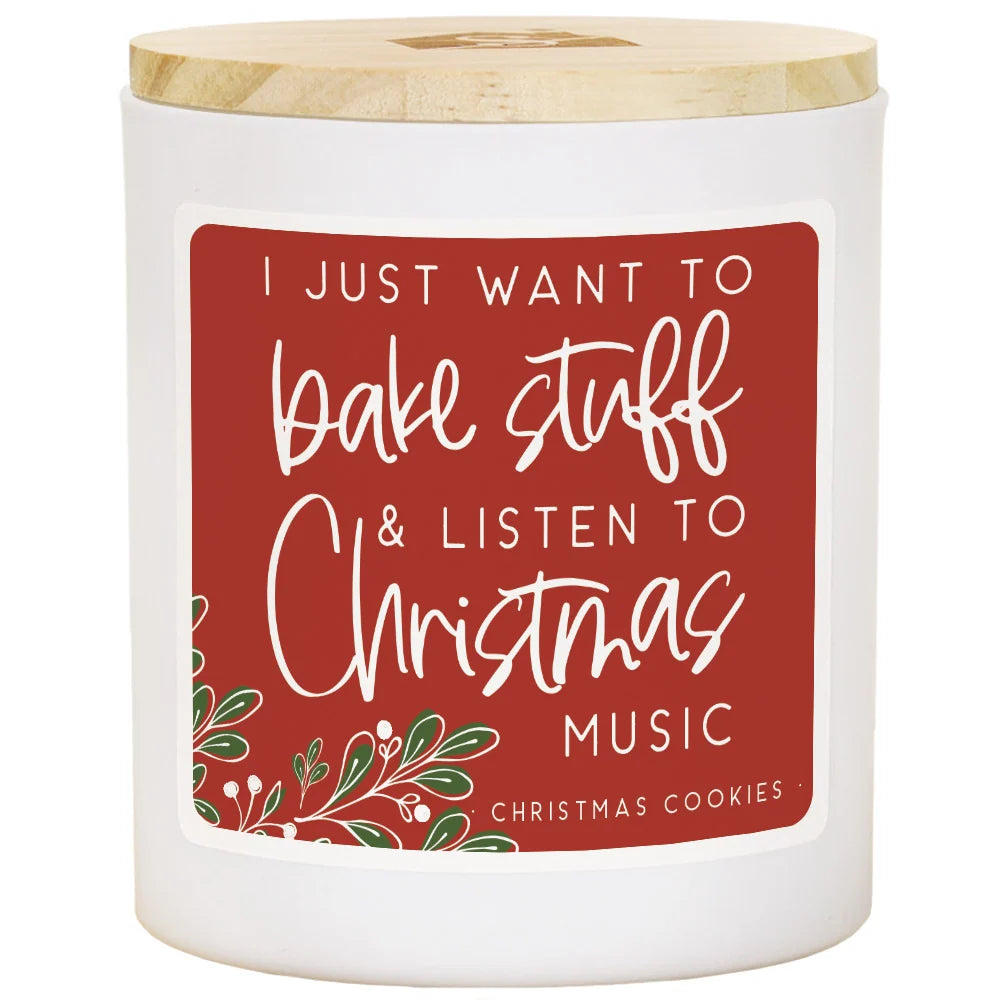 CDL1119 Sincere Surroundings Bake Stuff Christmas Soy-Based Candle 0