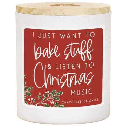 CDL1119 Sincere Surroundings Bake Stuff Christmas Soy-Based Candle 0
