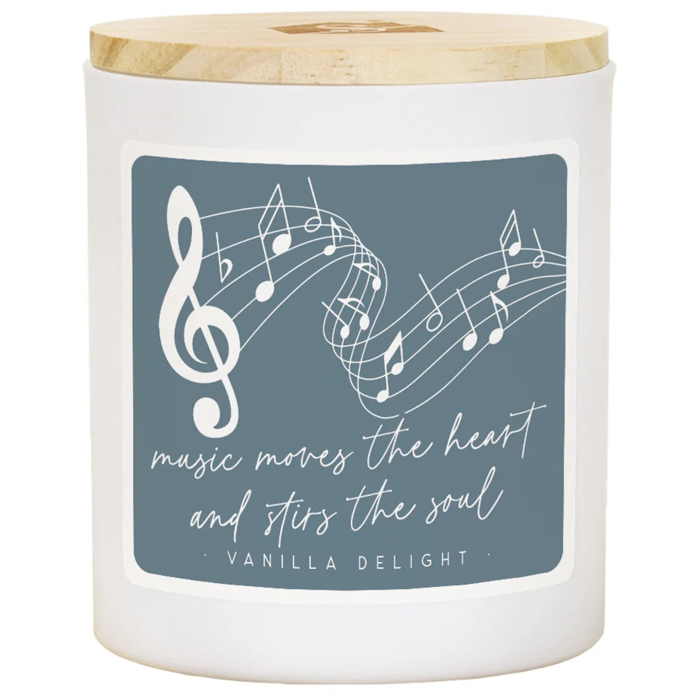 CDL1515 Sincere Surroundings Music Moves Heart Candle - VAN 0