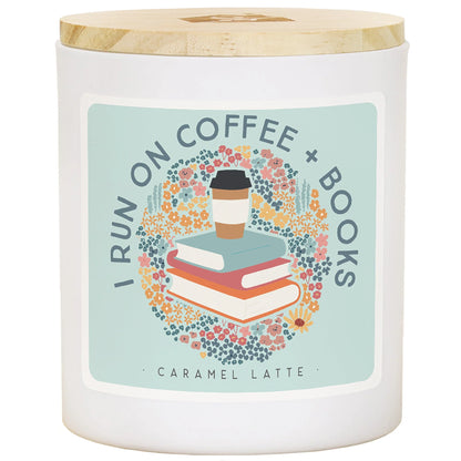 CDL1767 Sincere Surroundings Run On Coffee Books Candle - LAT 0