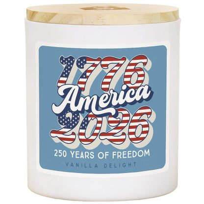CDL1771 Sincere Surroundings 1776 America 2026 Candle in Vanilla Delight