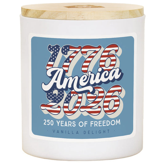 CDL1771 Sincere Surroundings 1776 America 2026 Candle in Vanilla Delight
