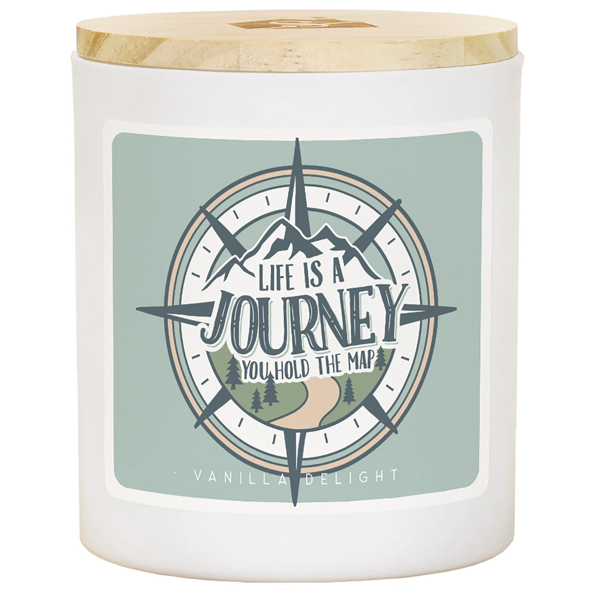 CDL1929 Sincere Surroundings Life Journey Compass Candle - VAN 0
