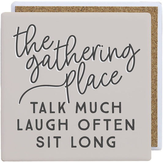 COS1101 Sincere Surroundings Gathering Place Tan Coaster