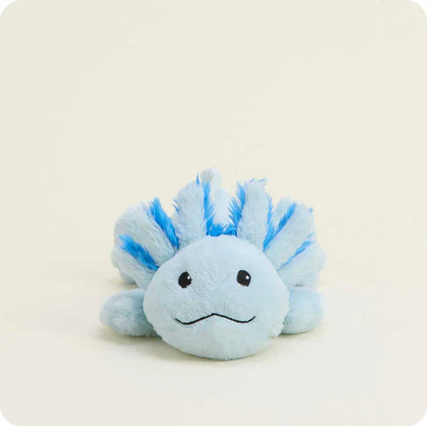 CPJ-AXO-BL Warmies BLUE JR AXOLOTL