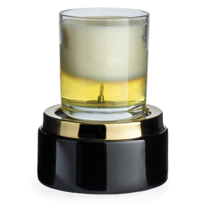 CWDBAG Candle Warmers Black & Gold 2-in-1 Spilt Dish Warmer 0