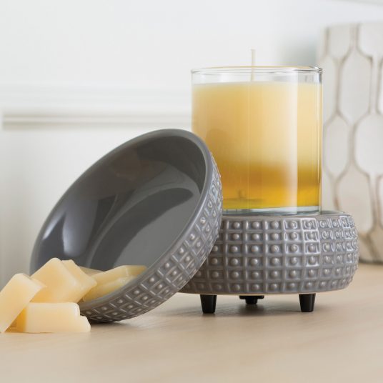 CWDSLE Candle Warmers Slate 2-In-1 Classic Fragrance Warmer 0