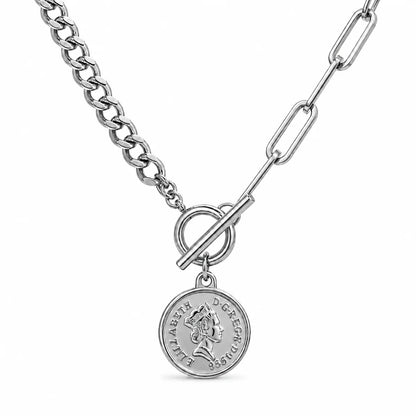 249 Ellie Vail Waterproof Stainless-Steel Stacie Toggle Chain