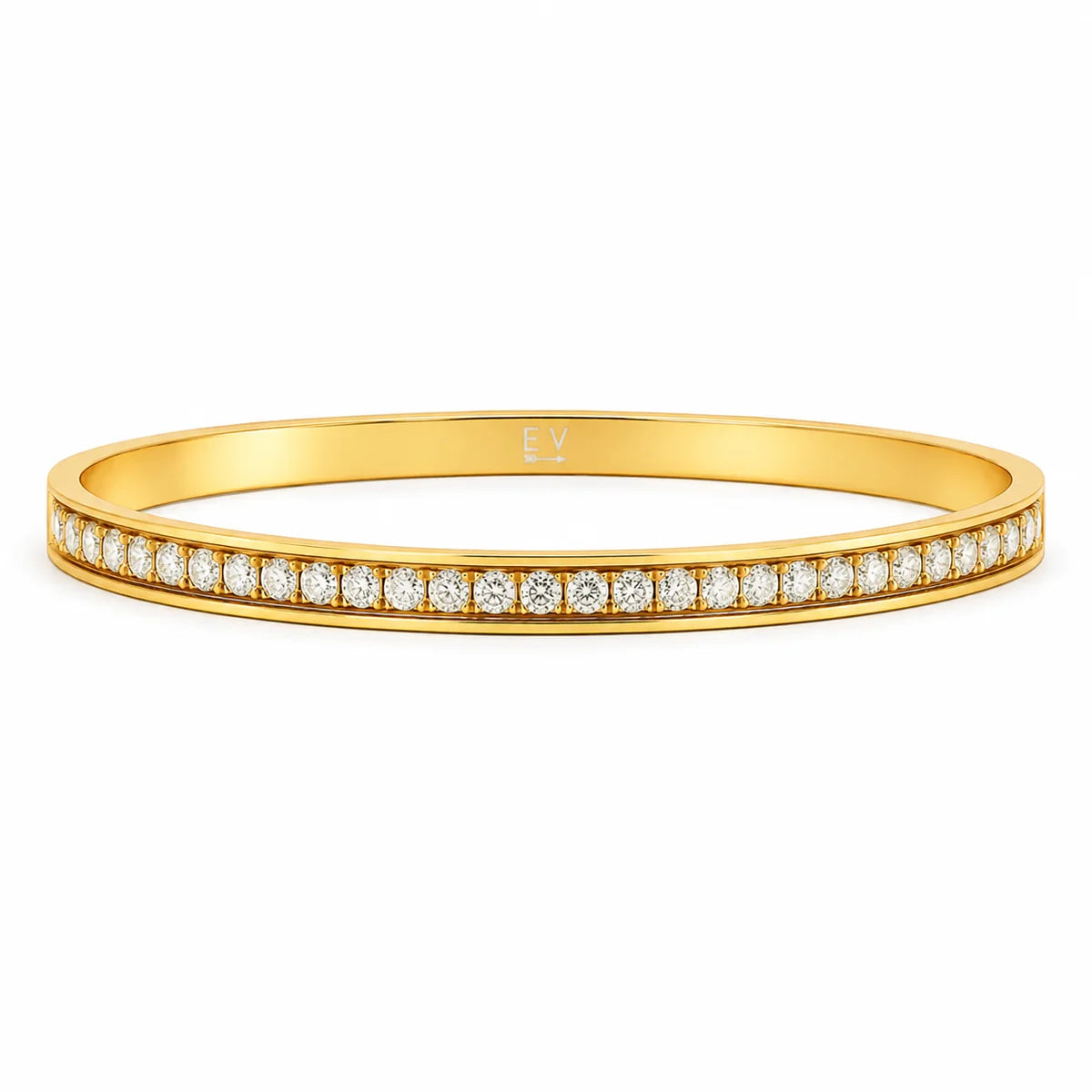 250 Ellie Vail Waterproof Gold-Plated Stainless-Steel Harper Bangle