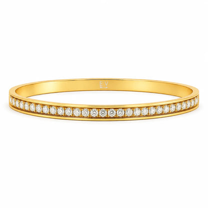 250 Ellie Vail Waterproof Gold-Plated Stainless-Steel Harper Bangle