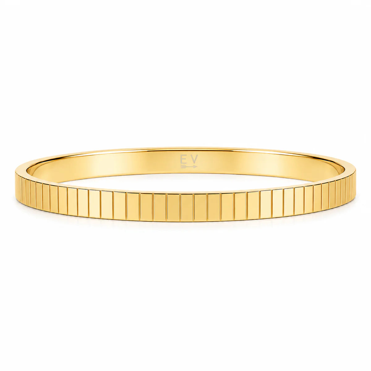 259 Ellie Vail Waterproof Gold-Plated Stainless-Steel Kyle Bangle Bracelet