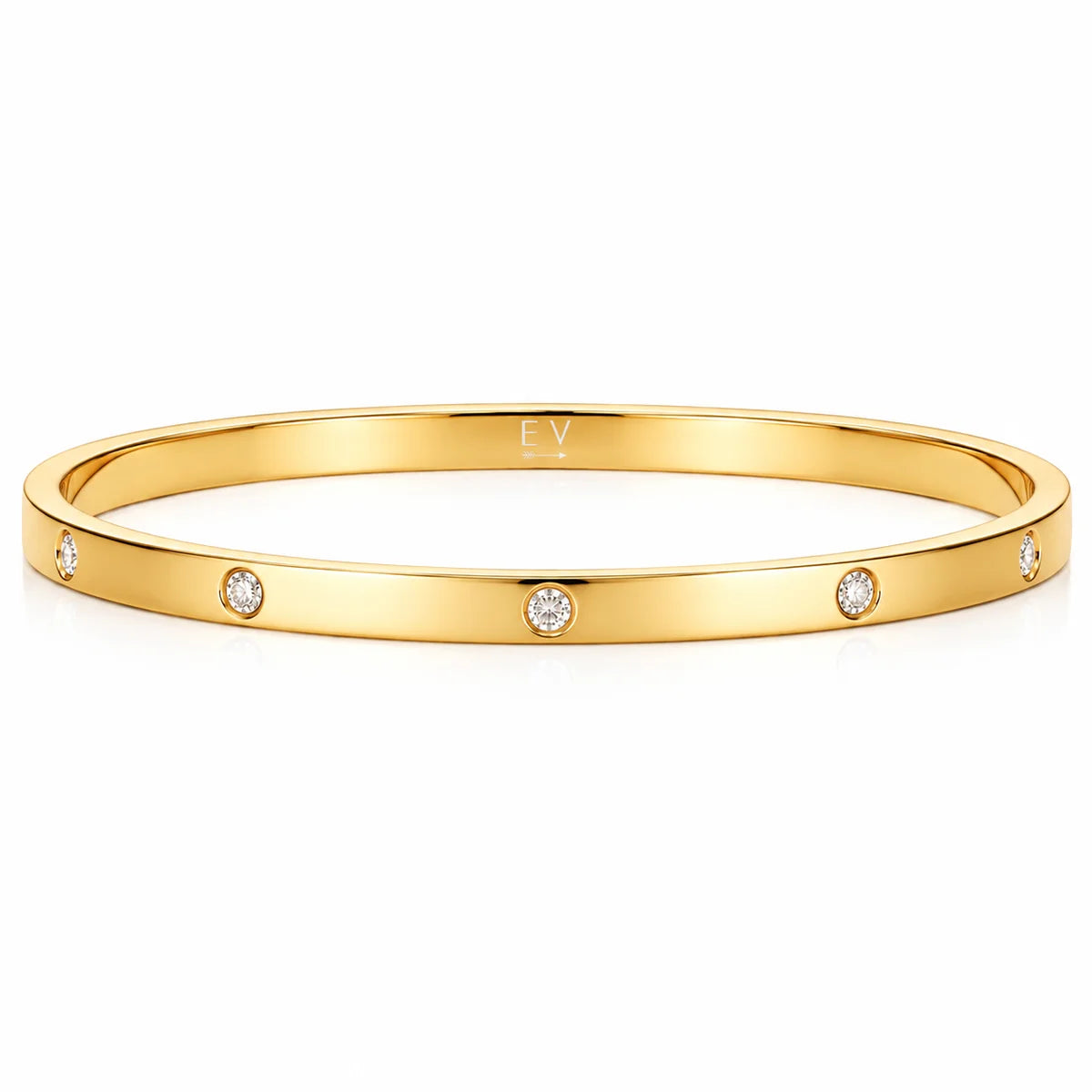 Ellie Vail Waterproof Gold-Plated Stainless-Steel Jordyn Bangle Bracelet