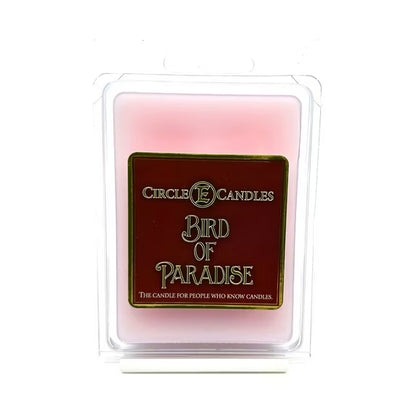 Circle E Candles 3oz Wax Melt Tart Bird of Paradise Scent Pack of 6 Tarts Made in USA