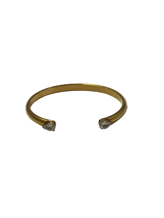 400026 Chansutt Pearls Whitney Gold Bangle Bracelet Waterproof 18k Plated Stainless Steel Water Resistant Lifetime Warranty