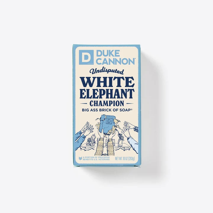 BSBA-ELPHNT10 Duke Cannon White Elephant Big Ass Brick of Soap® Citrus + Musk 0