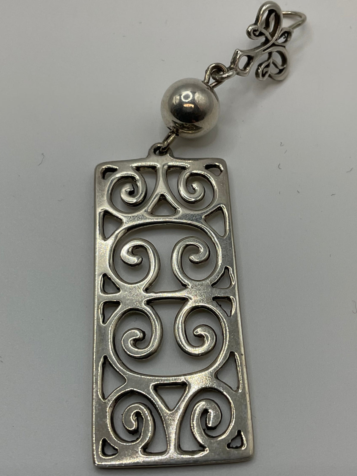 G548D-4-S G2 Silver Sterling Silver First Scot Large Gate Pendant 0