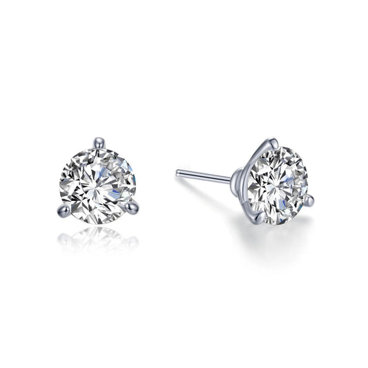 E0204CLP Lafonn Gold Plated Sterling Silver and Sterling Silver 2.5CTW 3 PRNG MARTIN