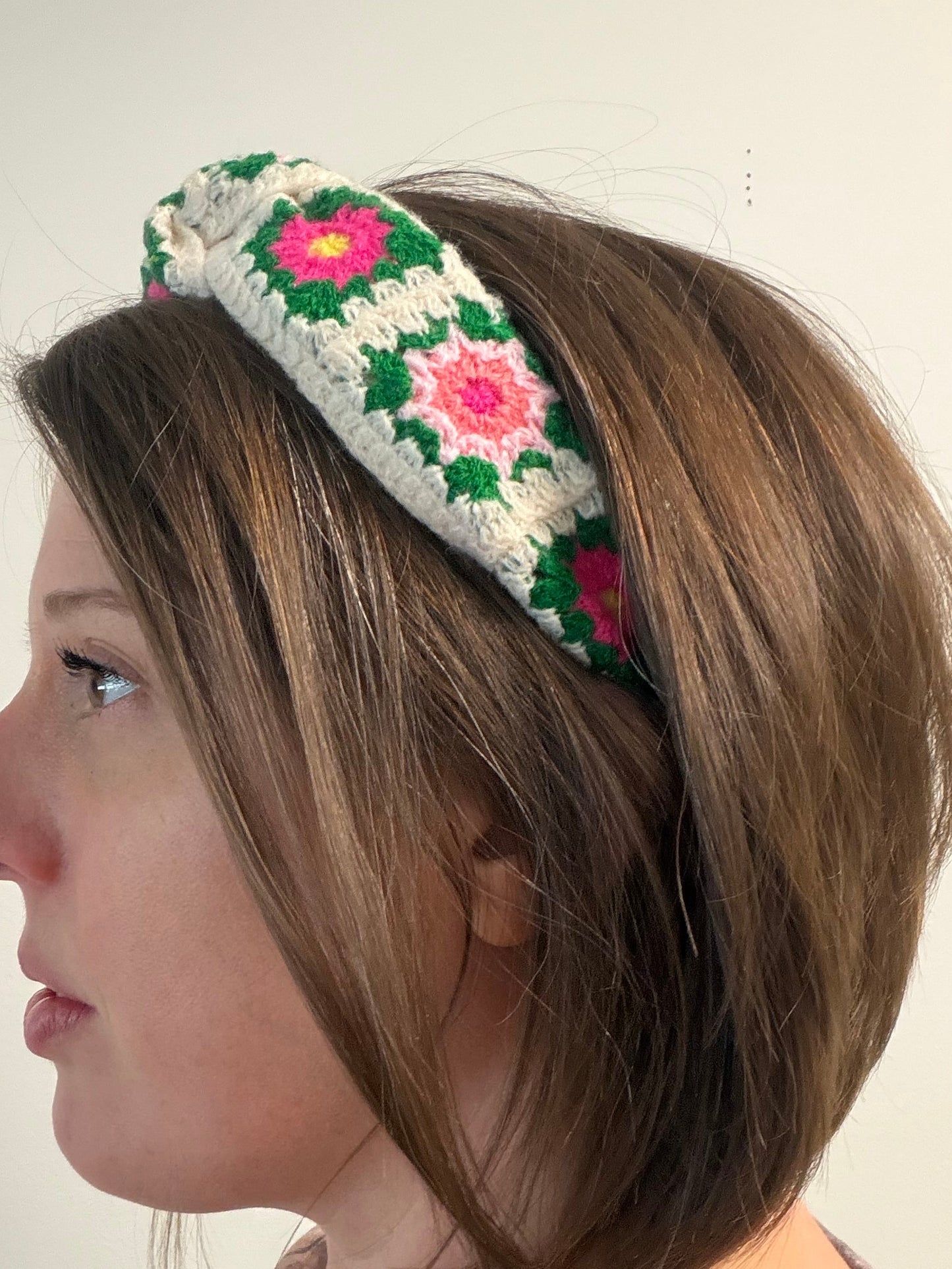 Floral Crochet Headband