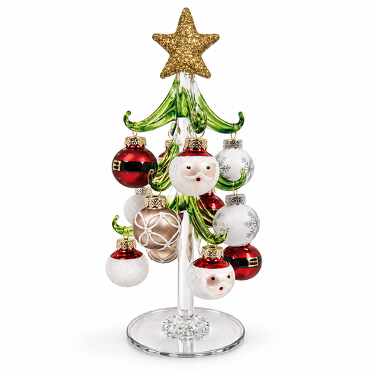 EX26800 Ganz Tree with Ornament Glass 0