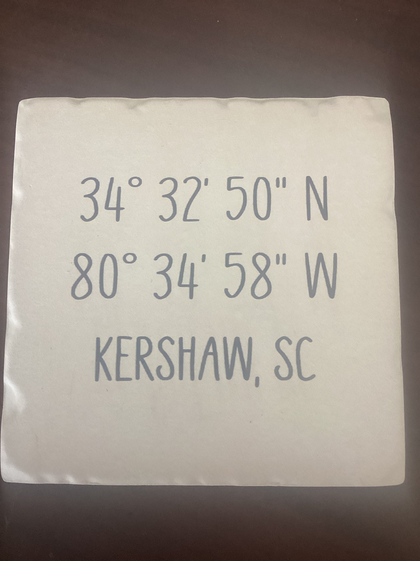 EC0730 Tipsy Coaster KERSHAW CTY COORD COASTER 0