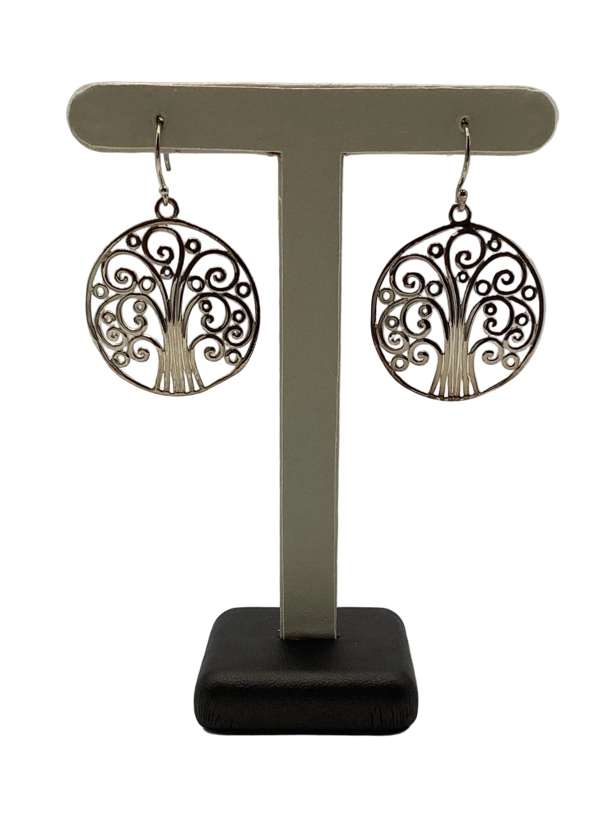 739 DER E422 Southern Gates Sterling Silver Tree Earrings 0