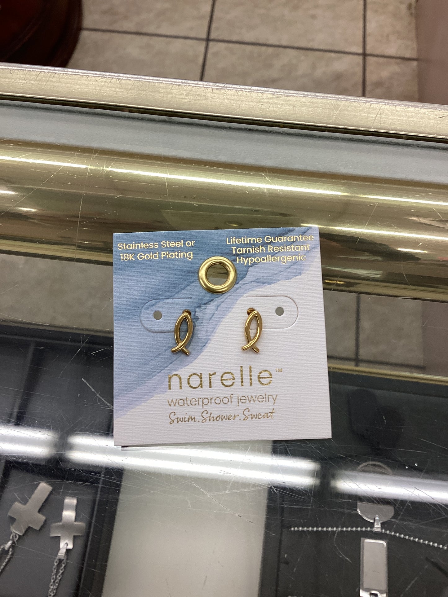 10753 Narelle Ichtys Stud Earrings 0