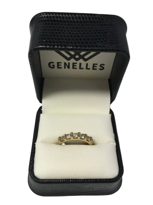 U 173559 10K Yellow Gold CZ Band Ring