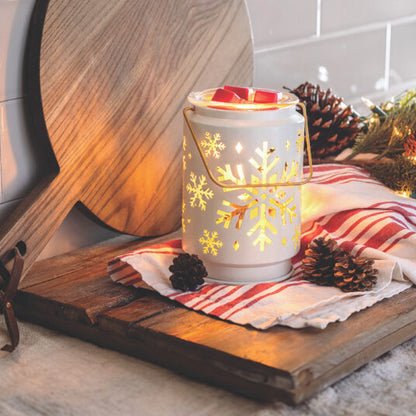 EBSFK Candle Warmers Snowflake Illumination Fragrance Warmer 0