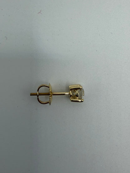 EM1006S-050-LD 14K 1/2CTW Lab Grown Diamond VS+ F+ Screwback Earrings