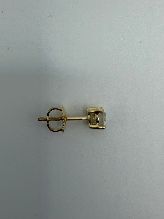 EM1006S-050-LD 14K 1/2CTW Lab Grown Diamond VS+ F+ Screwback Earrings