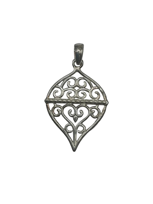 740 DER P928 Southern Gates Sterling Silver XMAS Ornament Pendant 0