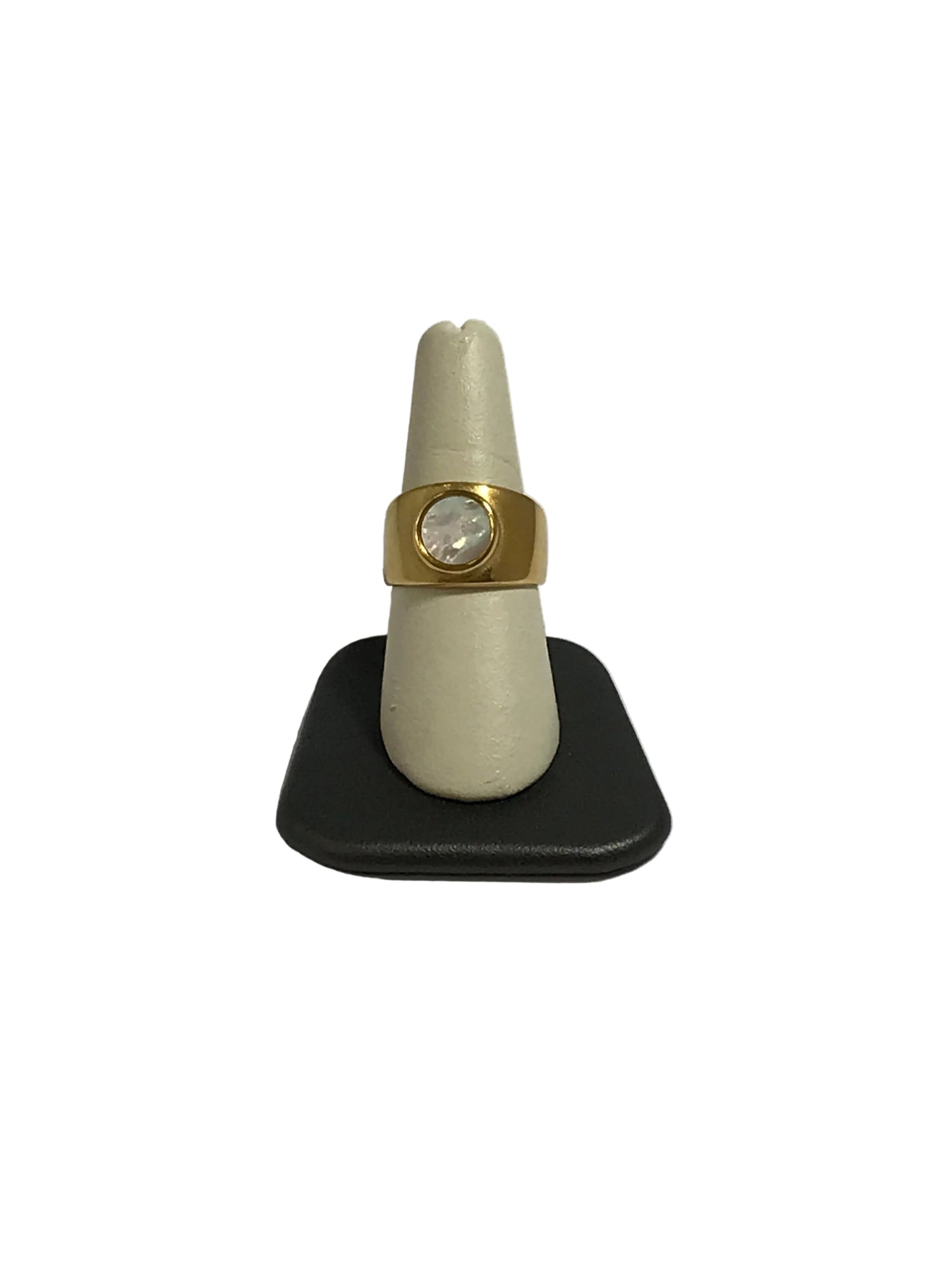 Chansutt Pearls Maya Ring Waterproof 18k Plated Stainless Steel Water Resistant Lifetime Warranty