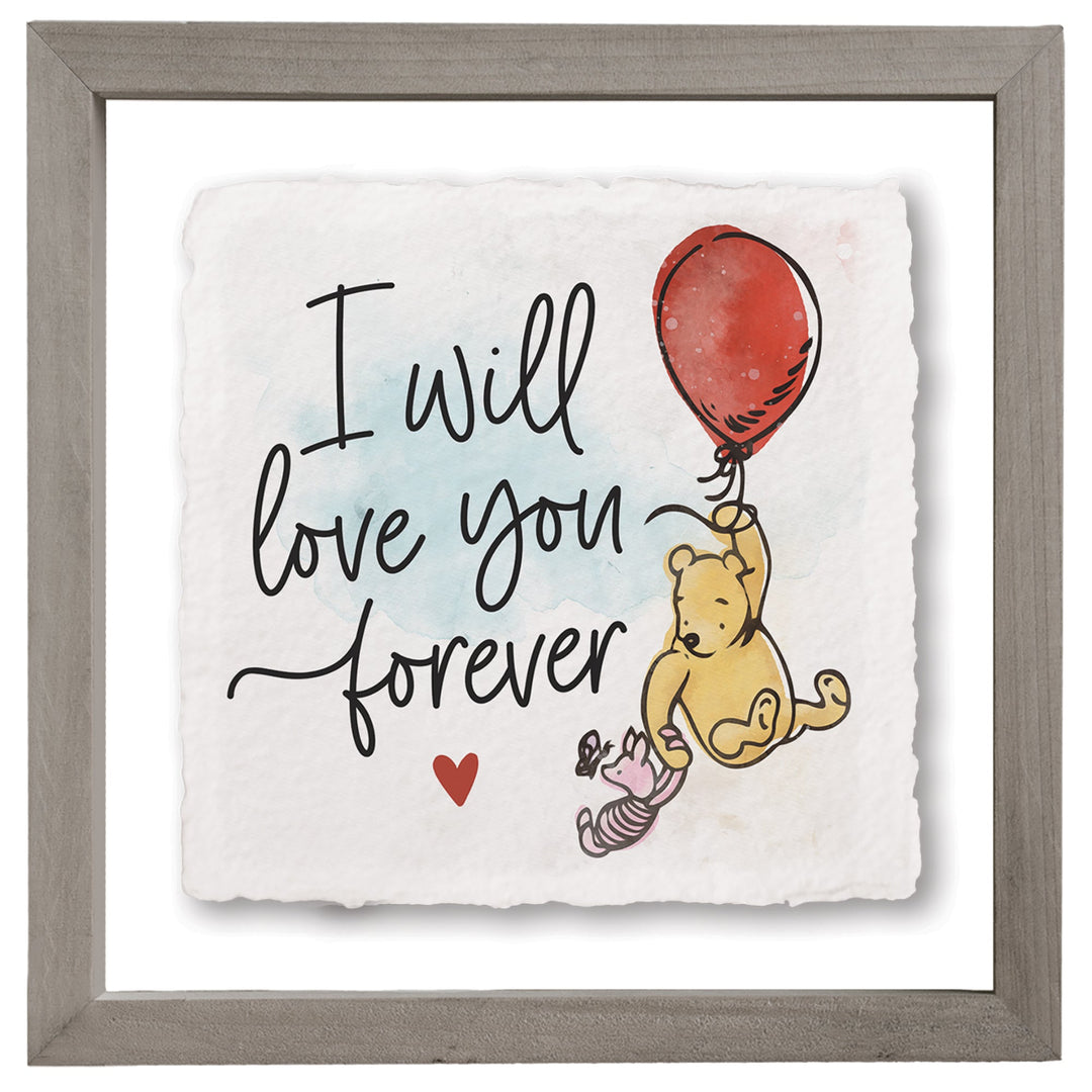 FAS1209 Sincere Surroundings Love You Forever Pooh Sign