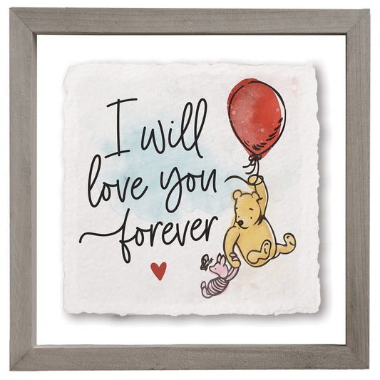 FAS1209 Sincere Surroundings Love You Forever Pooh Sign