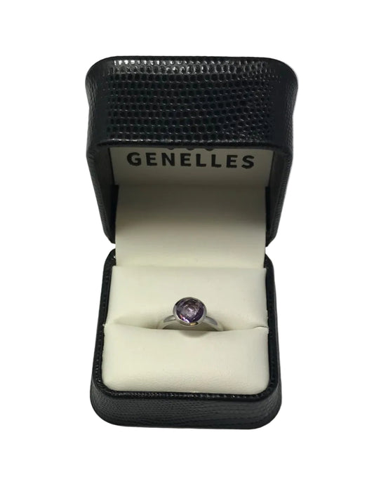 N 14K White Gold Amethyst Ring