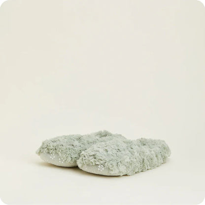 FW-SLI-CSG-V2 Warmies Curly Sage Green Slippers