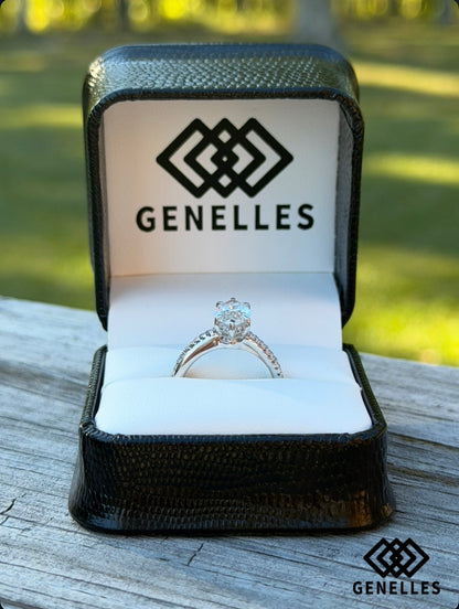 ER10439W44JJ 14K White Gold 2.01CT Lab Grown Marquise .2CTW Semi Mount 0