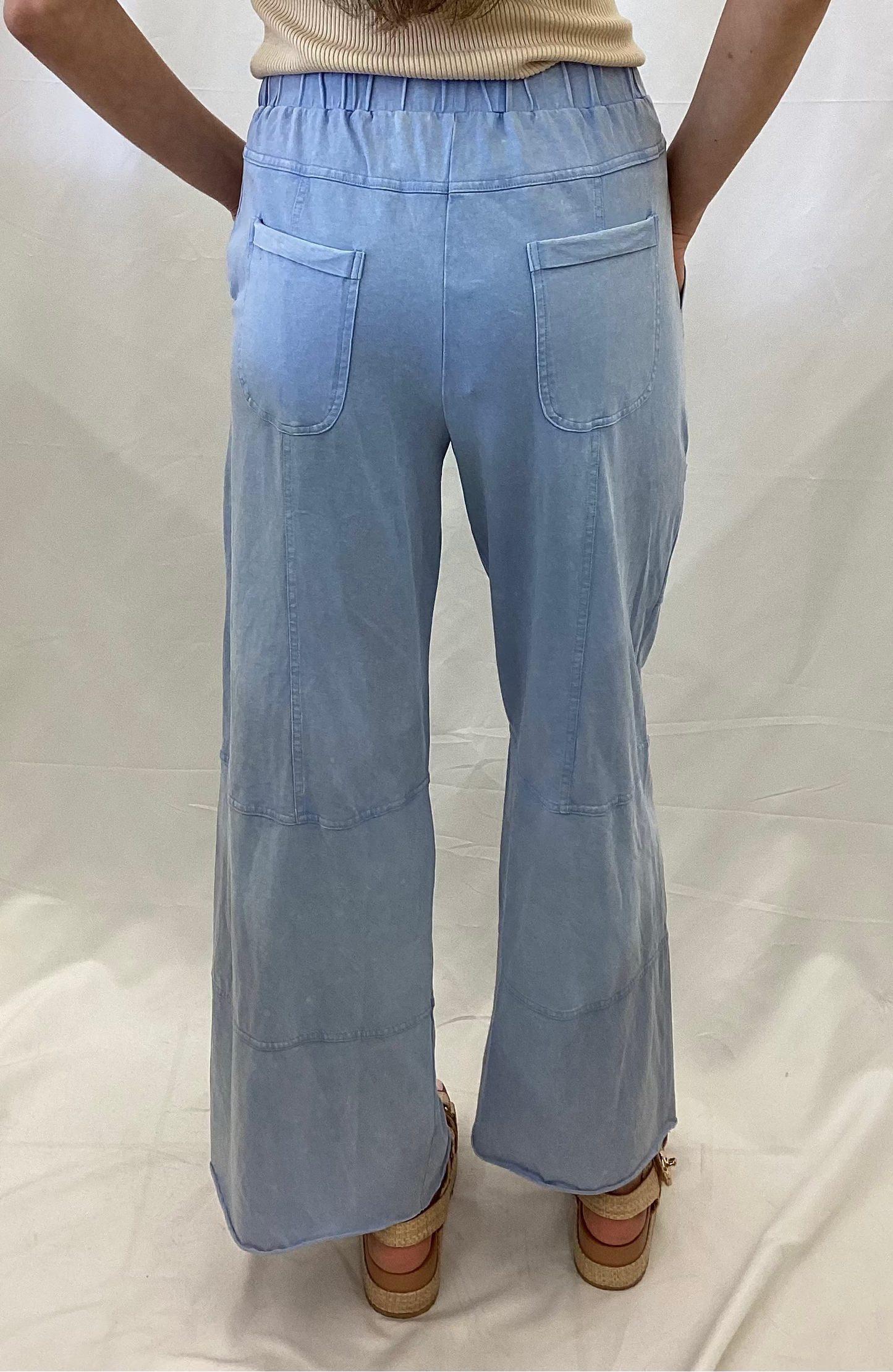 PP-0126-PNT-WSH-VNTG-WL-LD Simply Southern Vintage Wash Wide Leg Pant in Light Denim