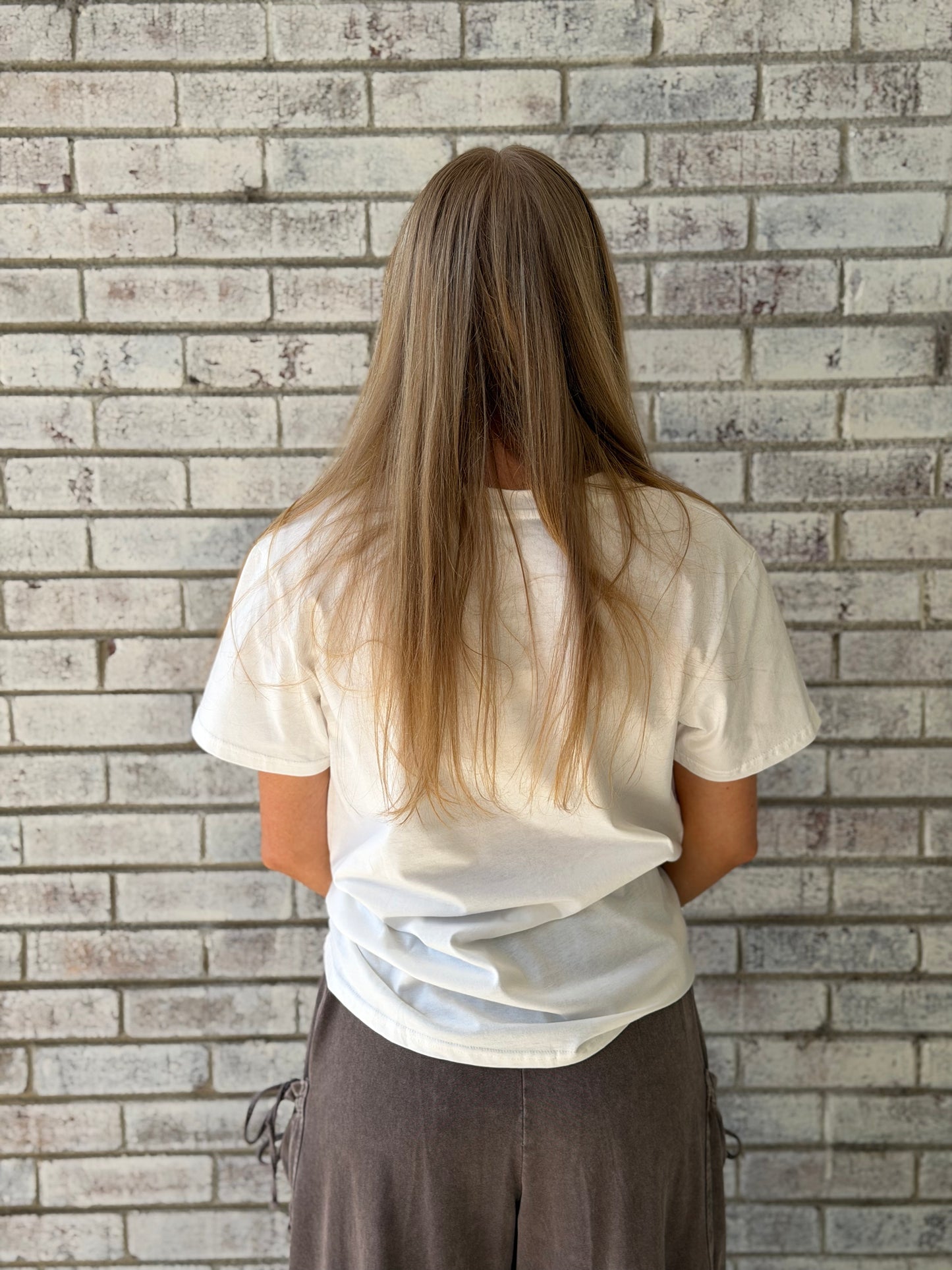 7984B-WT-USAS USA White T-Shirt