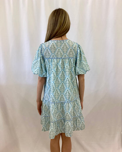 PP-0126-DRS-PRIM-CNTR-SCFLW Simply Southern Paisley Print Dress