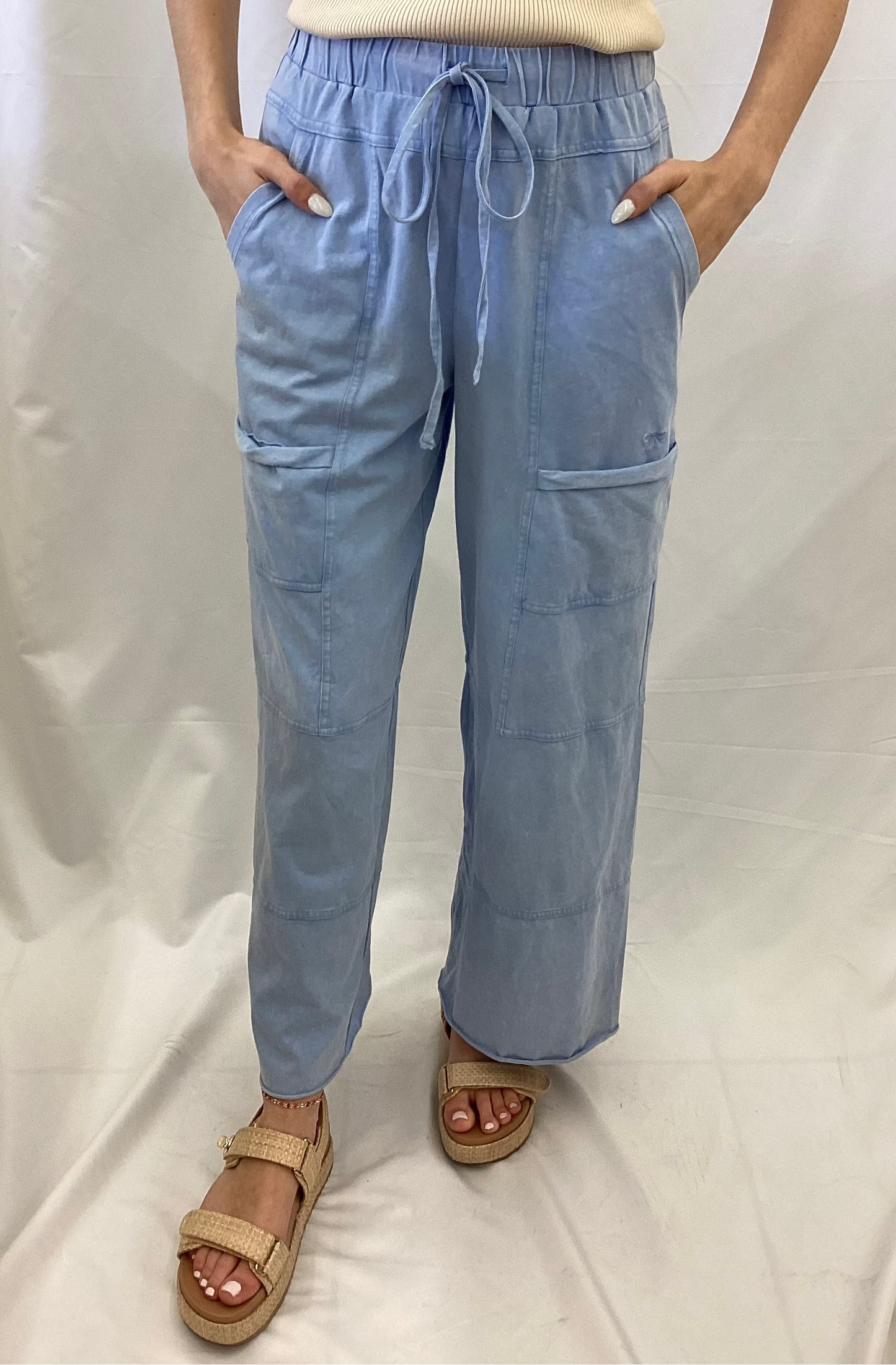 PP-0126-PNT-WSH-VNTG-WL-LD Simply Southern Vintage Wash Wide Leg Pant in Light Denim