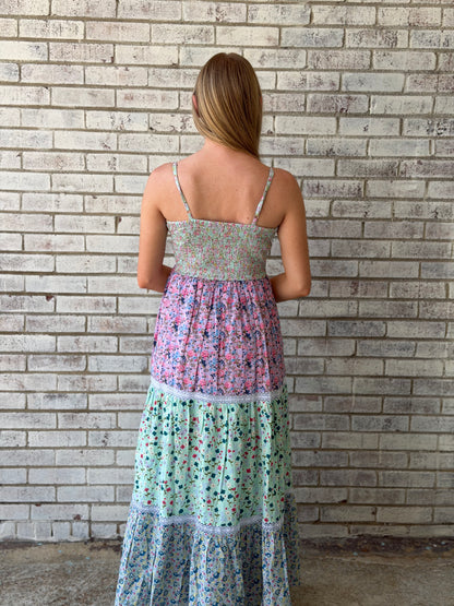 PP-0126-DRS-MULTI-FLRL Simply Southern Floral Design Dress