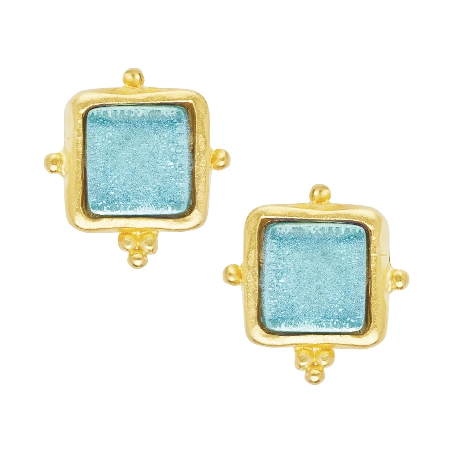 Susan Shaw Gold Plated Madeline Studs