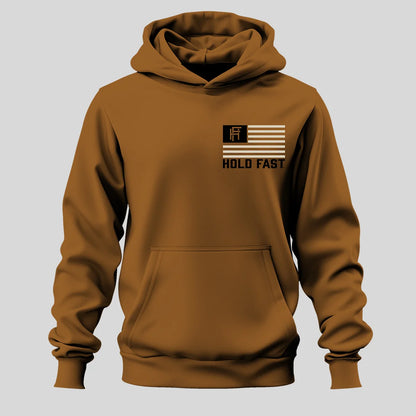 HFH5428 HOLD FAST Men's Hoodie Interlocking Logo Flag 0