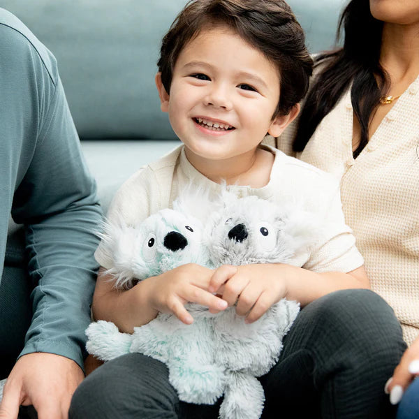 CPJ-BEA-CB Warmies Brown Curly Bear Junior